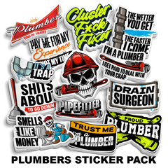 Plumbers Sticker Pack