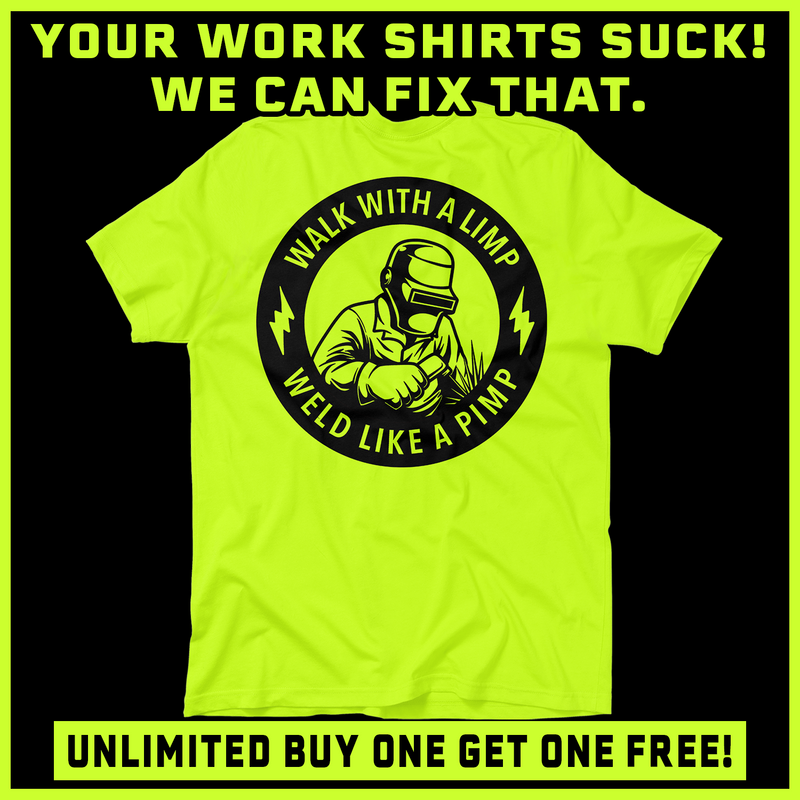Pimp - Safety Yellow T-Shirt