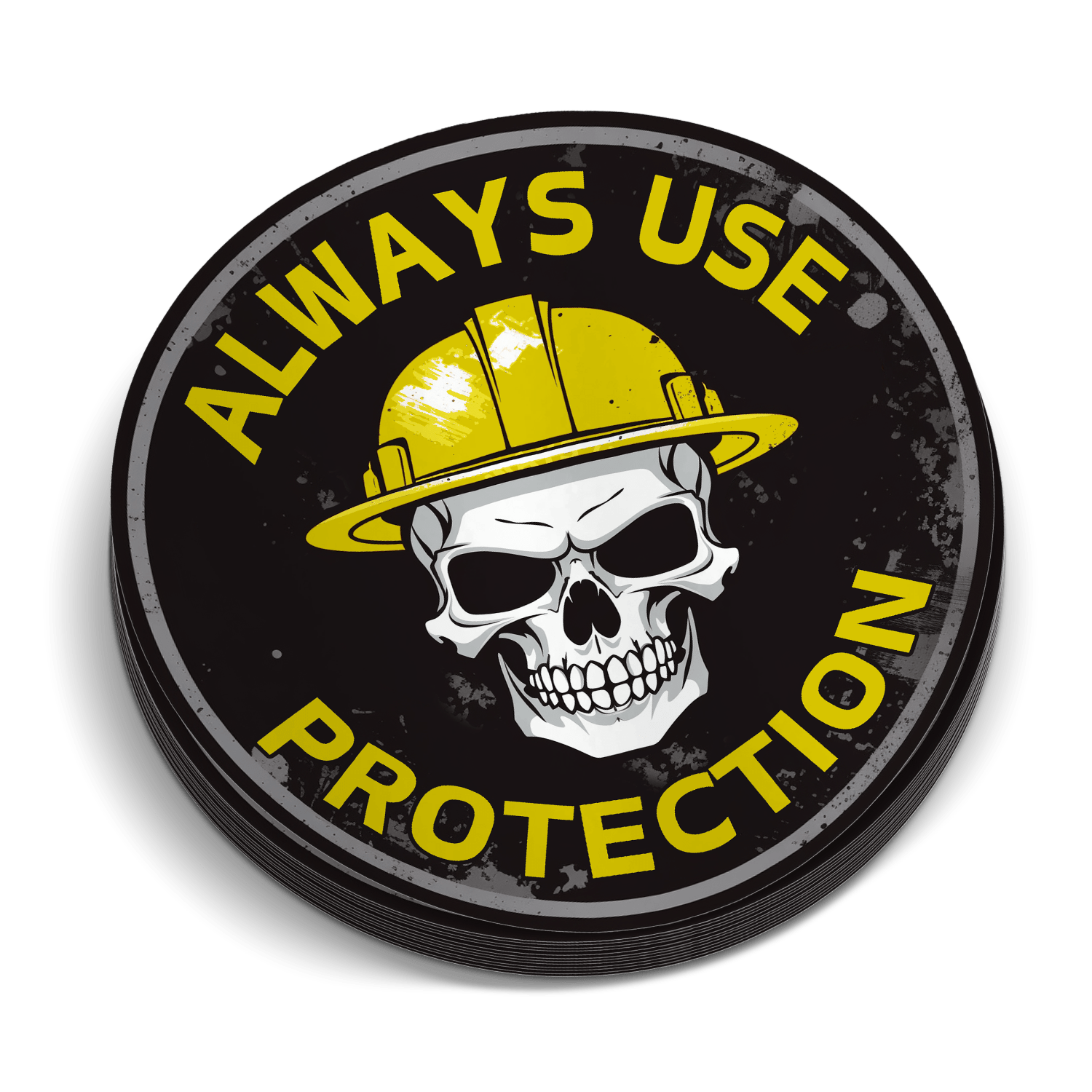 Use Protection Hard Hat Sticker – Armed American Supply