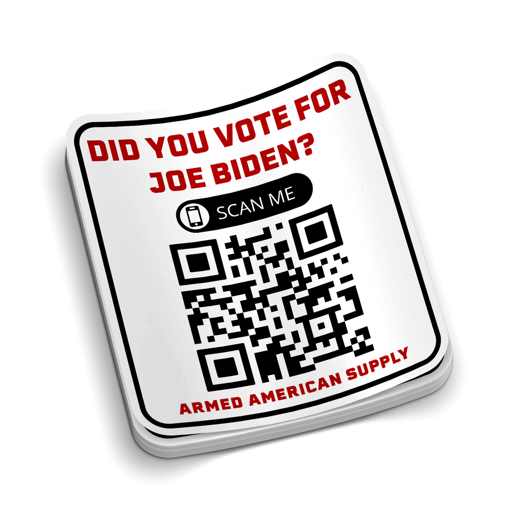 Biden - Funny QR Code Sticker