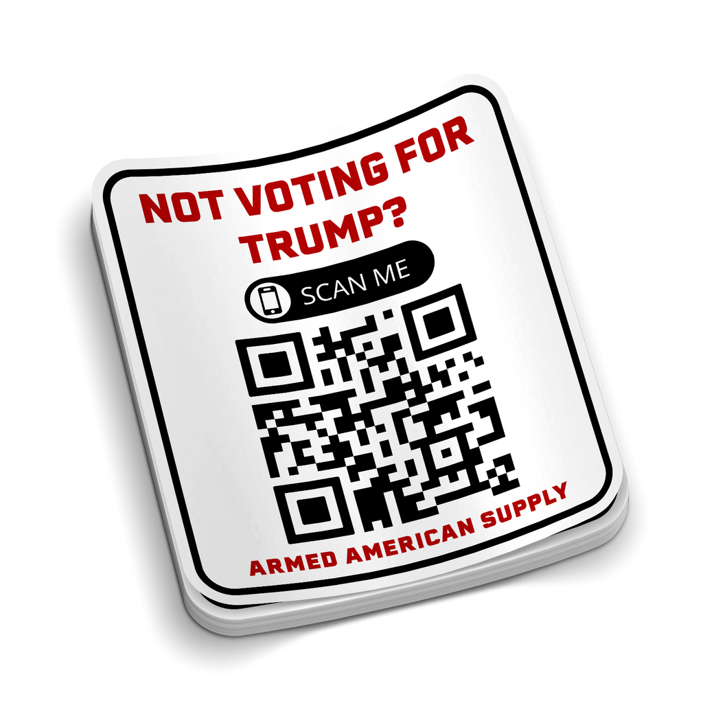 Trump - Funny QR Code Sticker