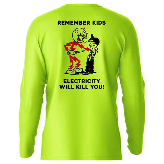 Remember Kids - Hi-Visibility UPF 50 Long Sleeve Sun Shirt