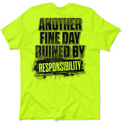 Responsibility - Safety Yellow T-Shirt