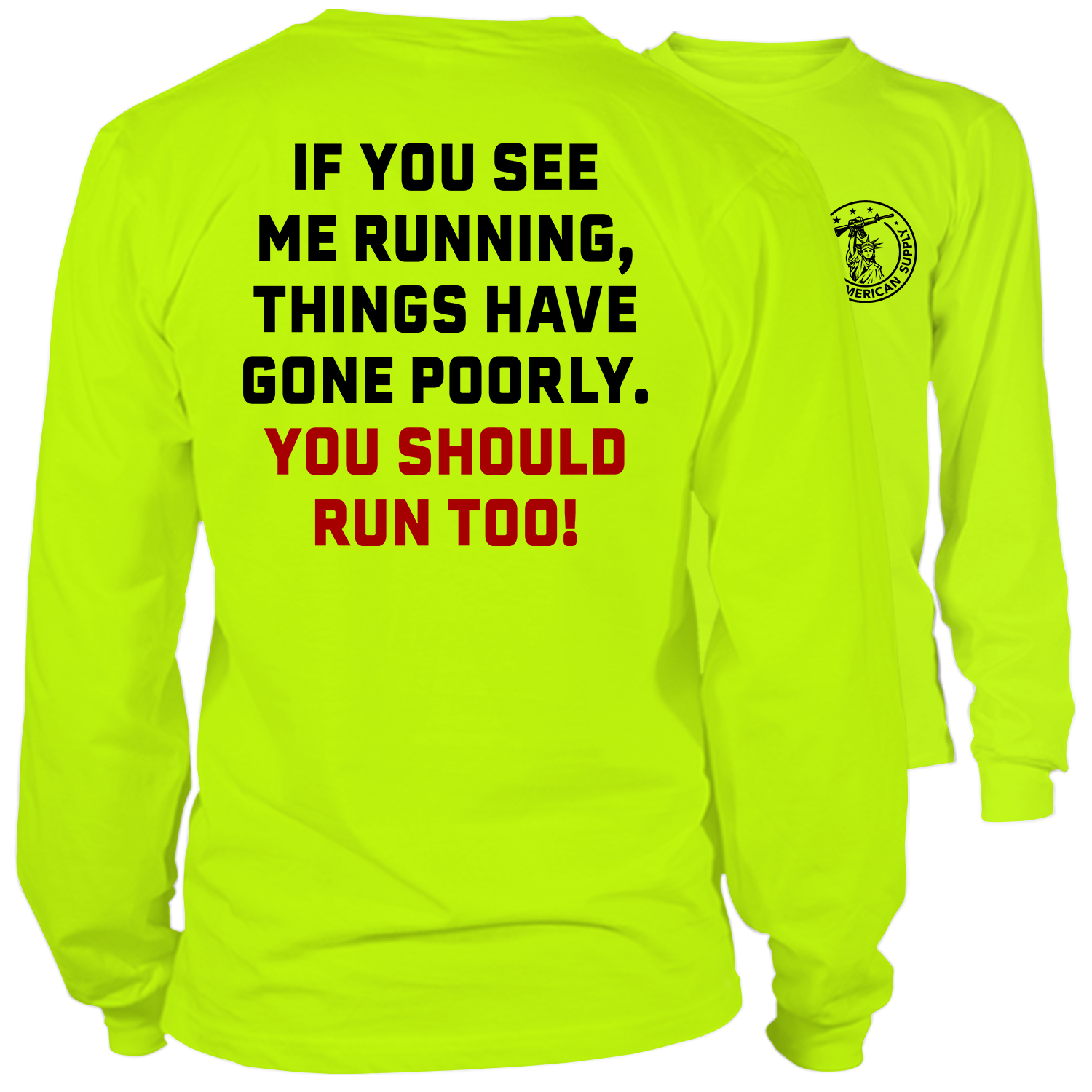 Run - Long Sleeve Hi-Vis T-Shirt