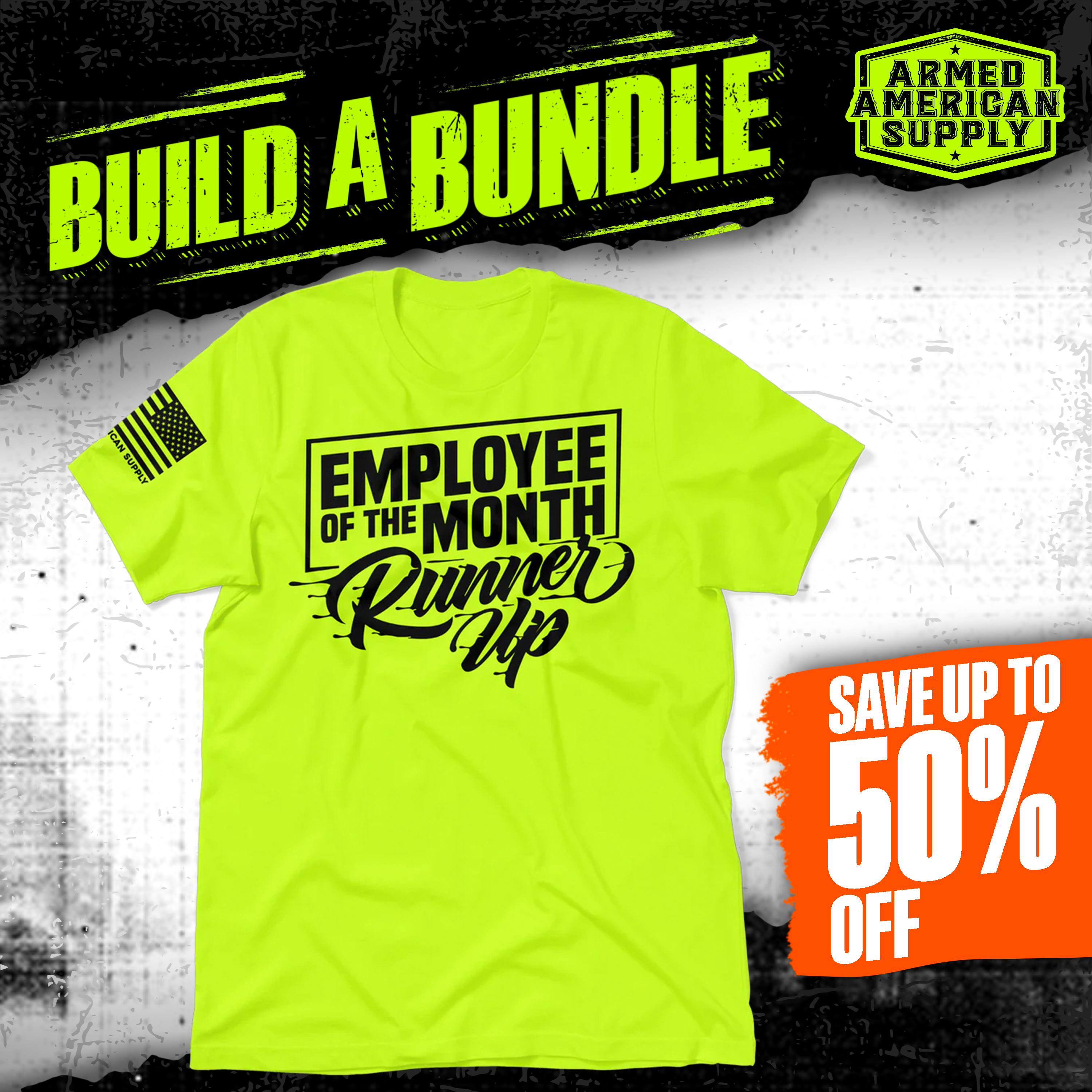 Runner Up - Safety Yellow T-Shirt