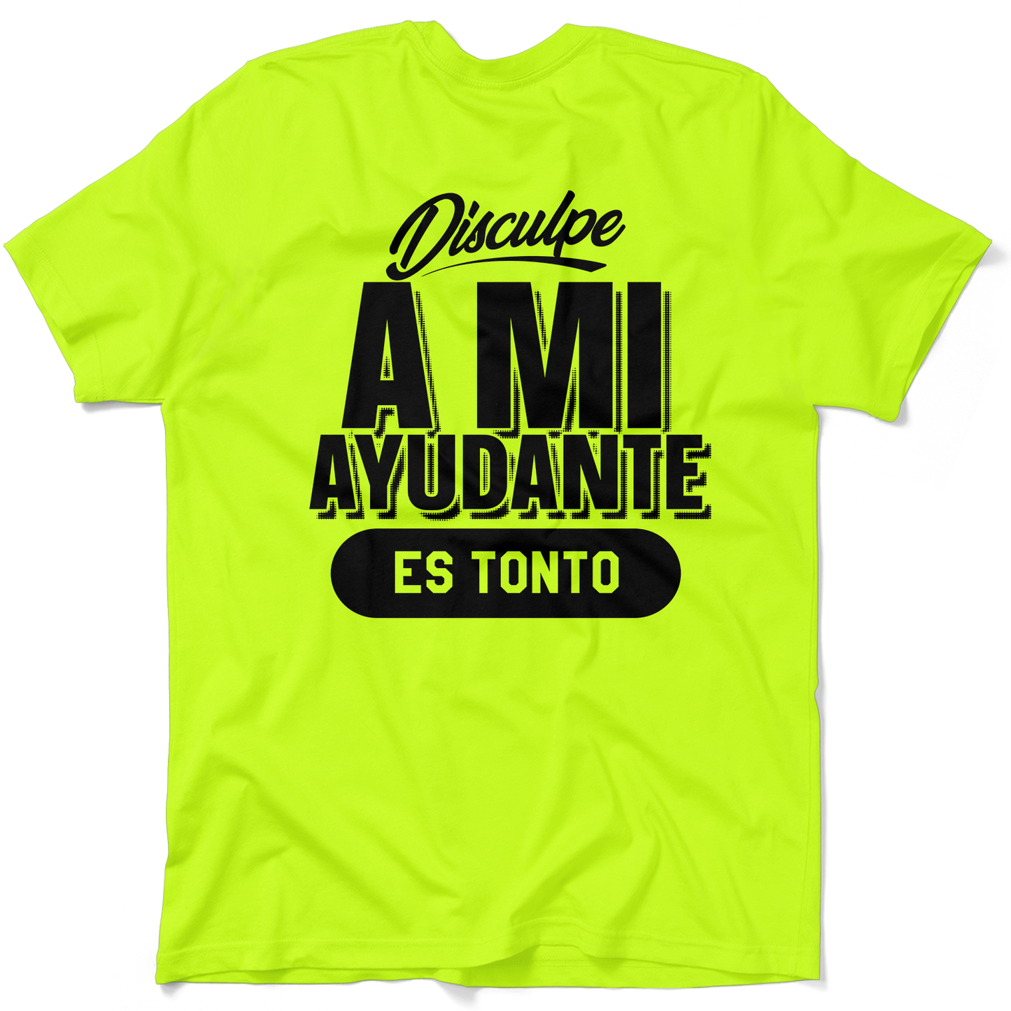 Ayudante - Safety Yellow Hi-Vis Pocket T-Shirt