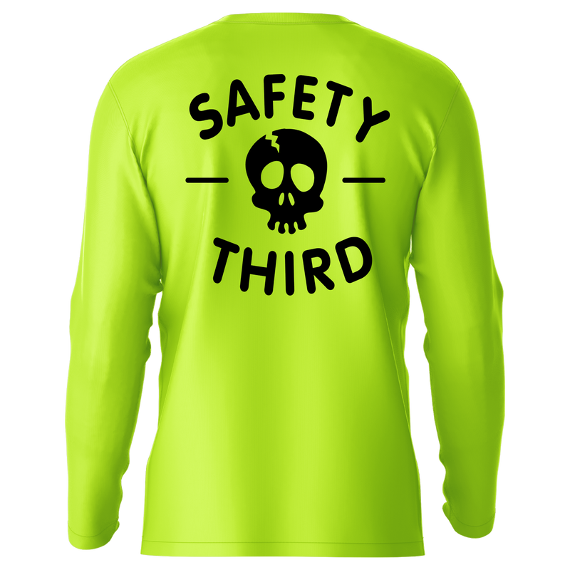 Safety Third - Hi-Visibility UPF 50 Long Sleeve Sun Shirt
