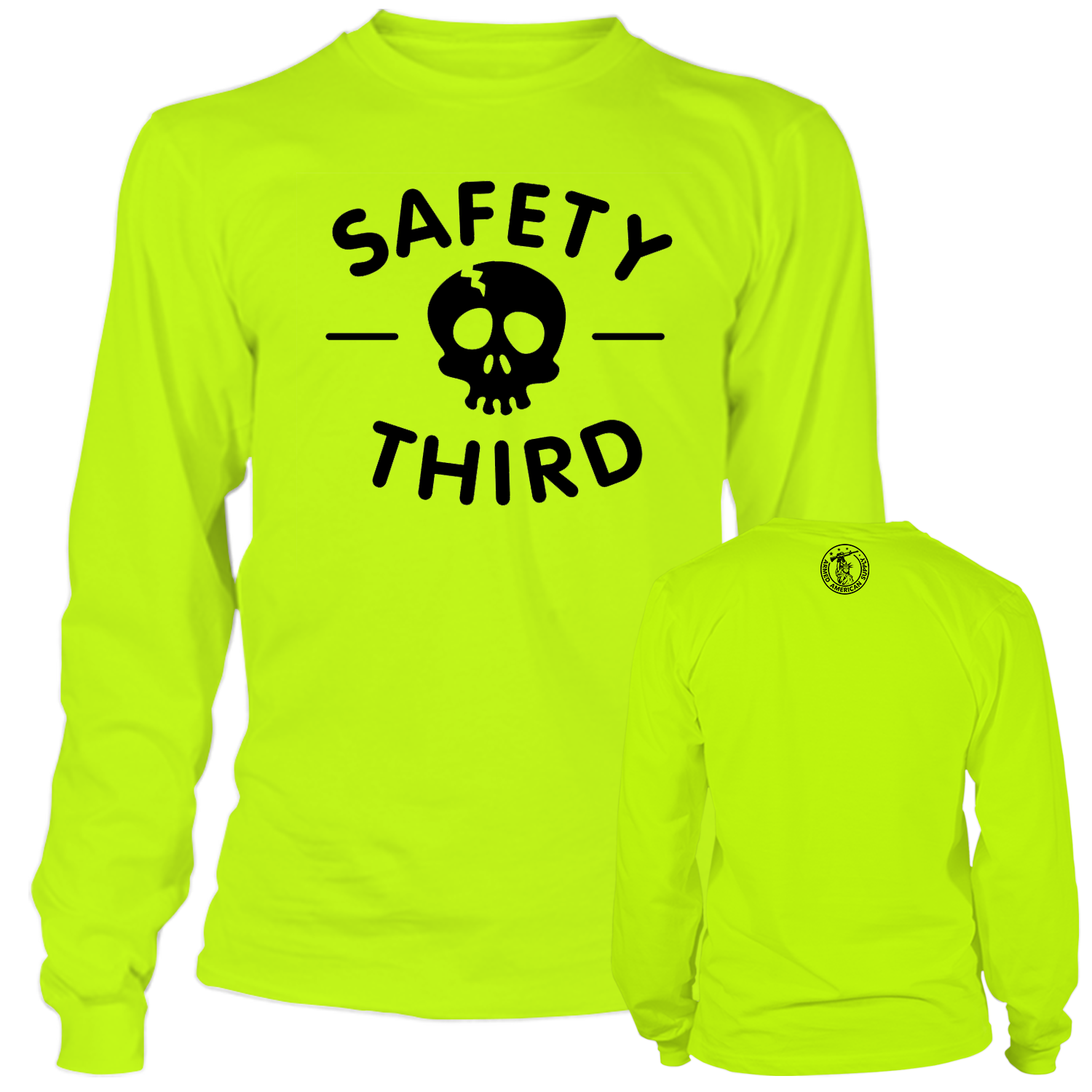 Safety Third - Long Sleeve Hi-Vis T-Shirt