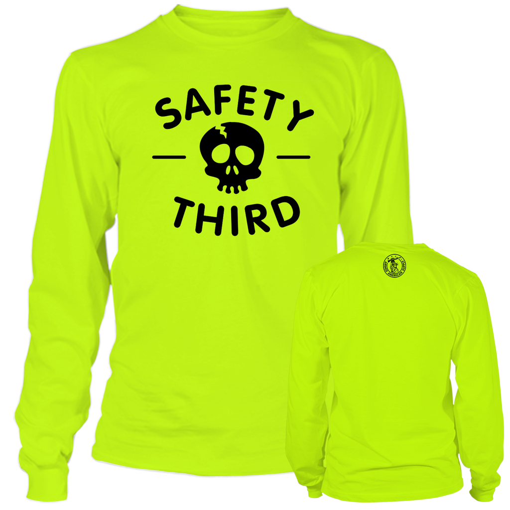 Safety Third - Long Sleeve Hi-Vis T-Shirt