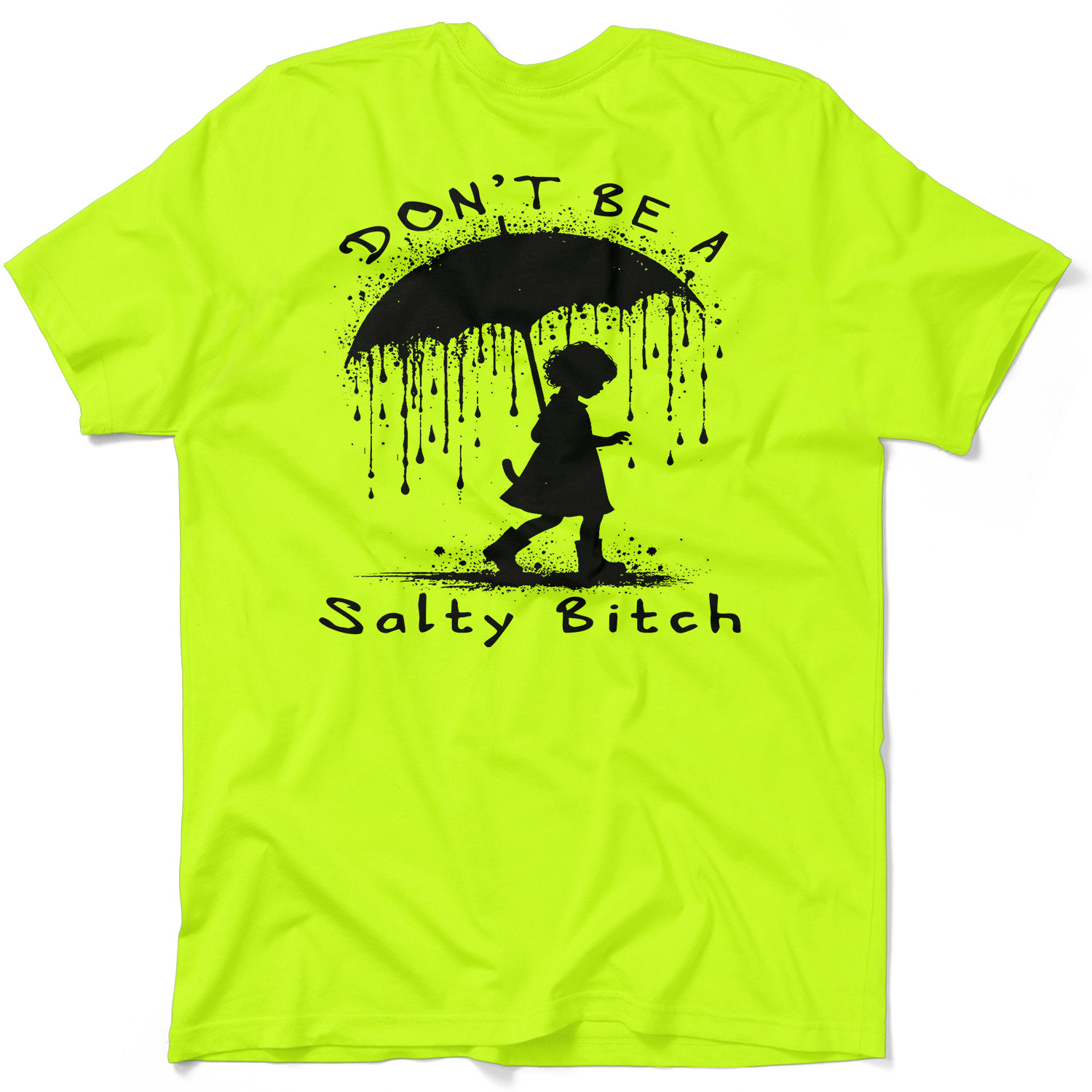 Salty - Safety Yellow T-Shirt