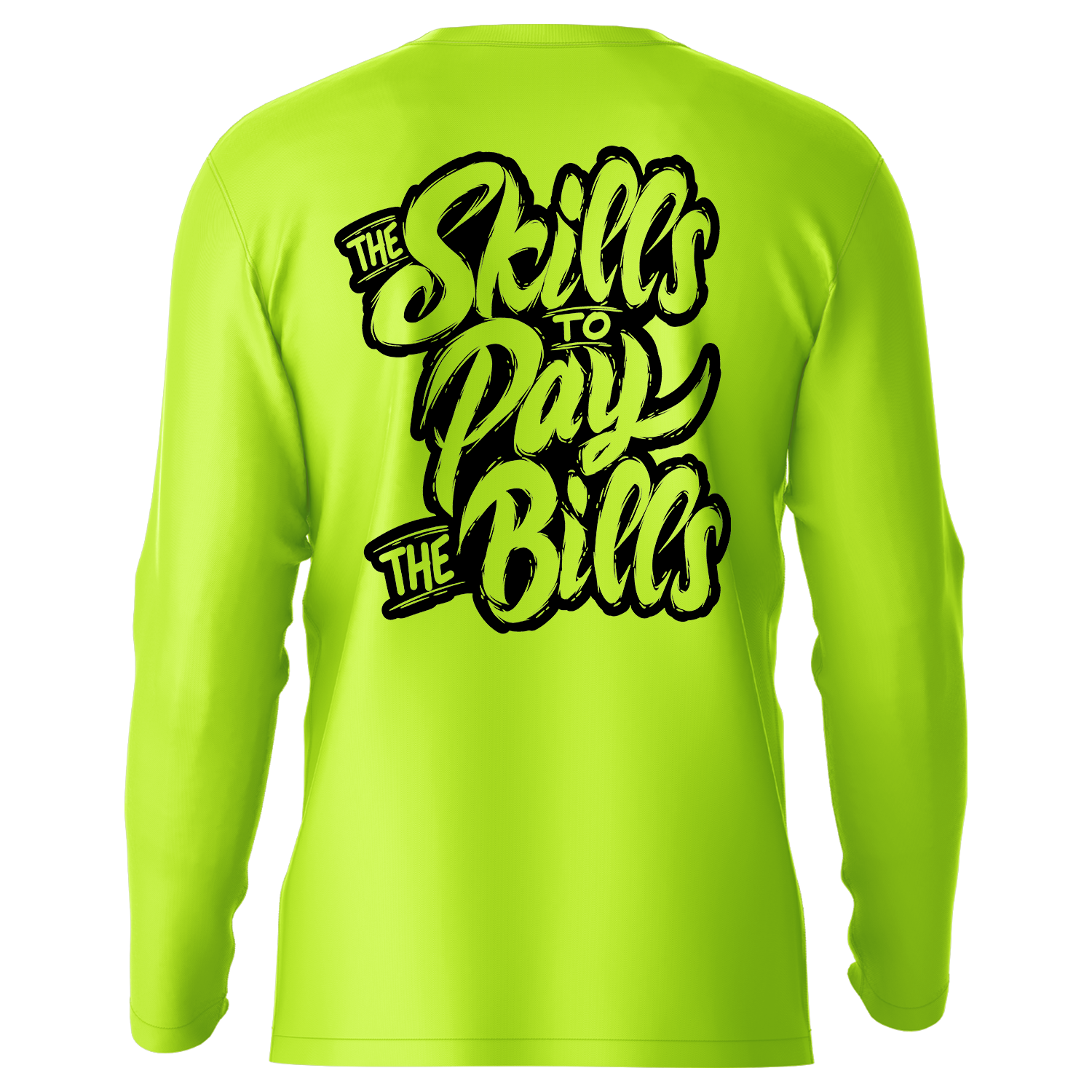 Skills - Hi-Visibility UPF 50 Long Sleeve Sun Shirt