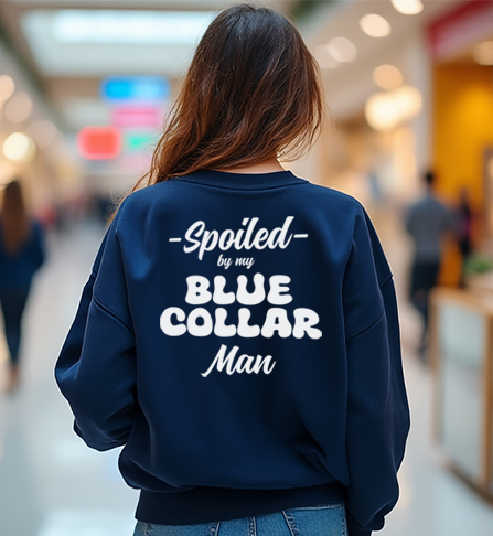 Navy Blue Spoiled - Crew Sweatshirt