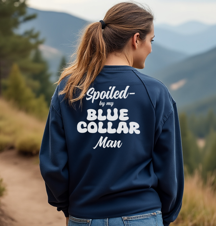 Navy Blue Spoiled - Crew Sweatshirt