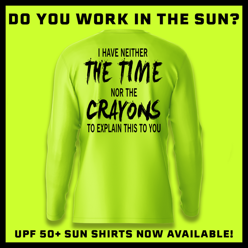 Crayons - Hi-Visibility UPF 50 Long Sleeve Sun Shirt