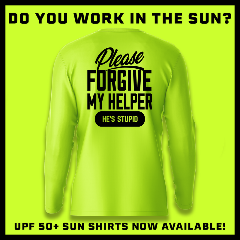 Helper - Hi-Visibility UPF 50 Long Sleeve Sun Shirt