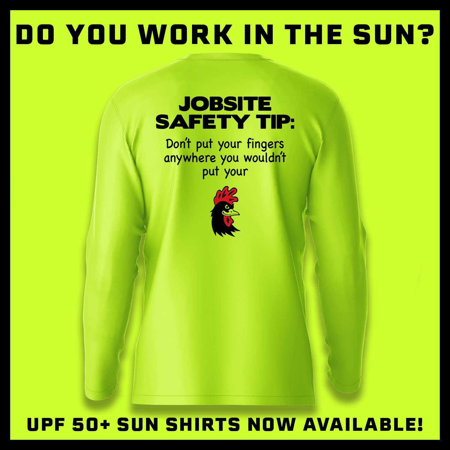 Jobsite - Hi-Visibility UPF 50 Long Sleeve Sun Shirt