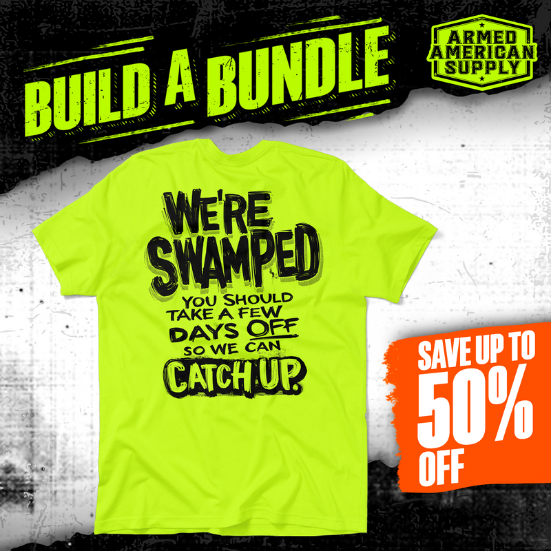 Swamped - Safety Yellow T-Shirt