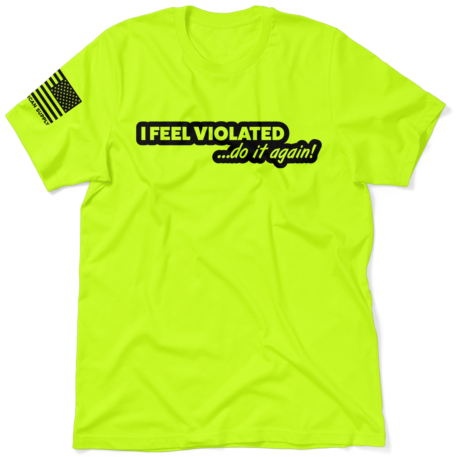 Violated - Safety Yellow T-Shirt