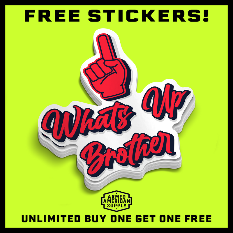 Whats Up Brother - Hard Hat Decal