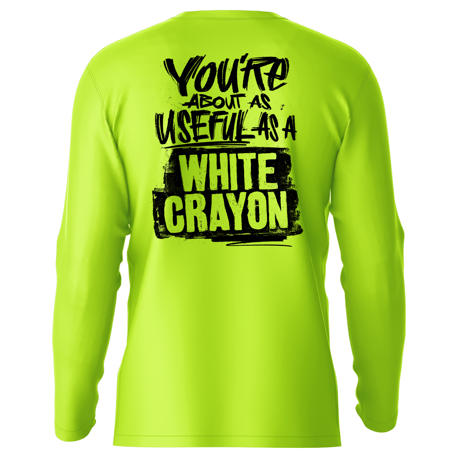 White Crayons - Hi-Visibility UPF 50 Long Sleeve Sun Shirt