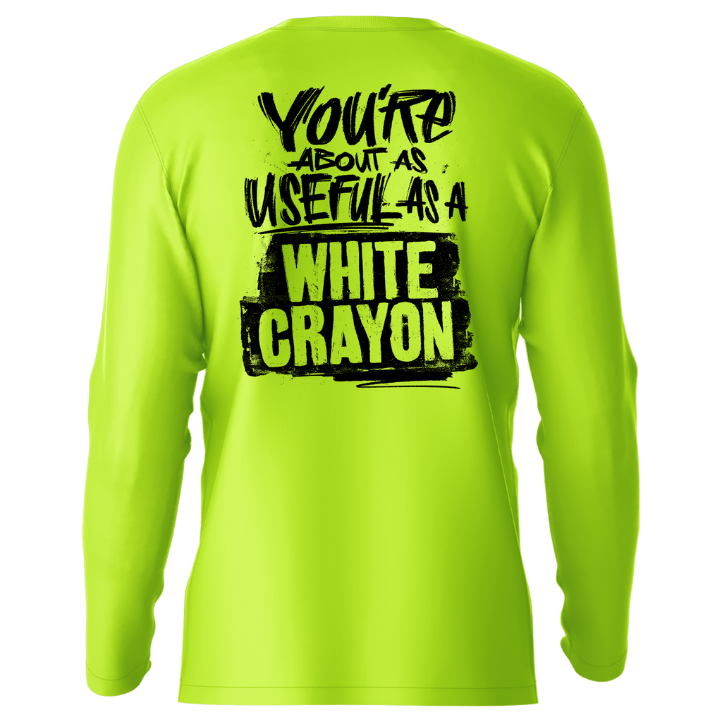 White Crayons - Hi-Visibility UPF 50 Long Sleeve Sun Shirt