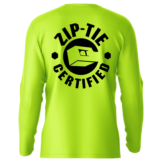 Zip Tie - Hi-Visibility UPF 50 Long Sleeve Sun Shirt