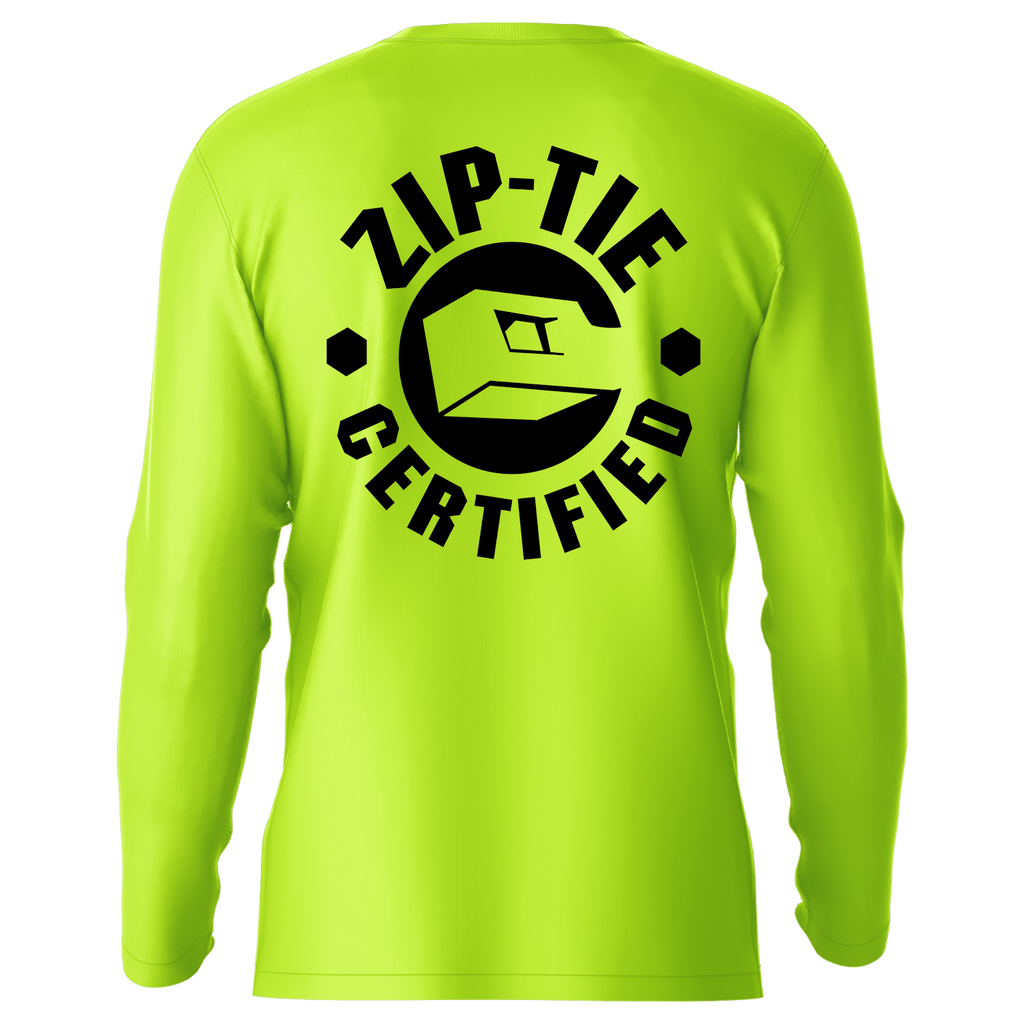 Zip Tie - Hi-Visibility UPF 50 Long Sleeve Sun Shirt