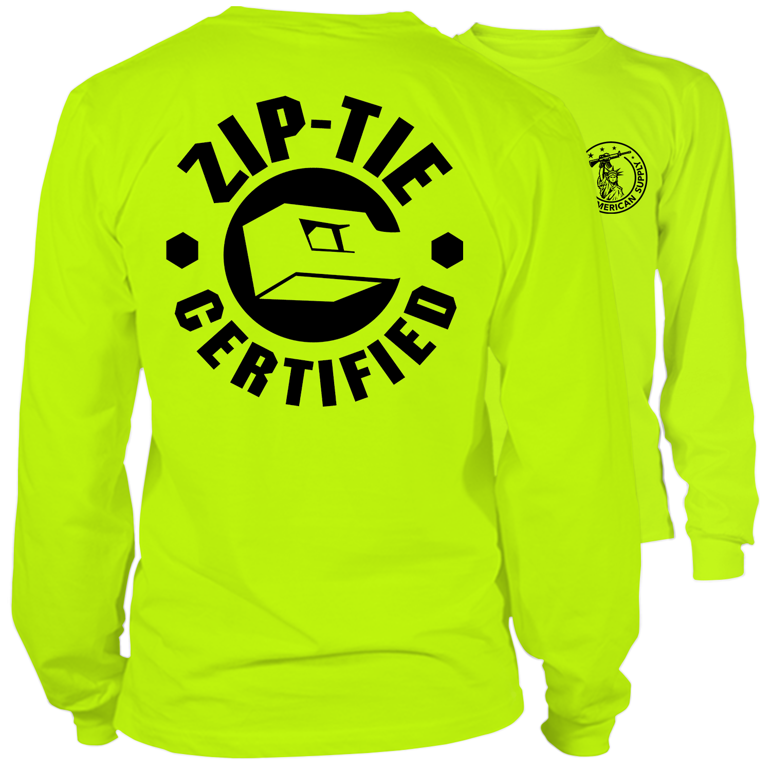 Zip Tie - Long Sleeve Hi-Vis T-Shirt