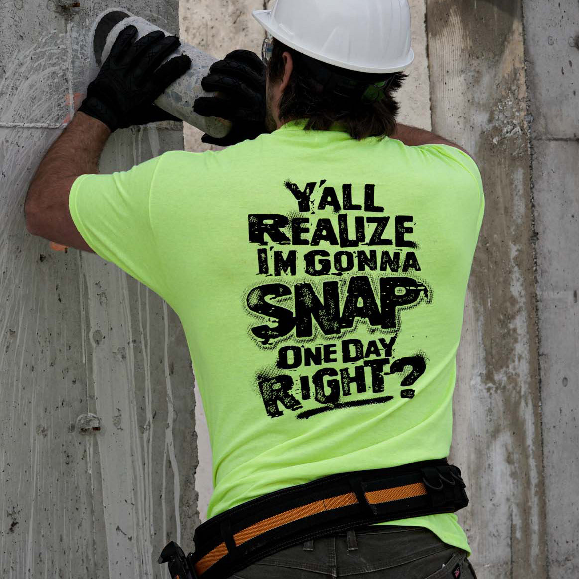 Snap - Safety Yellow T-Shirt