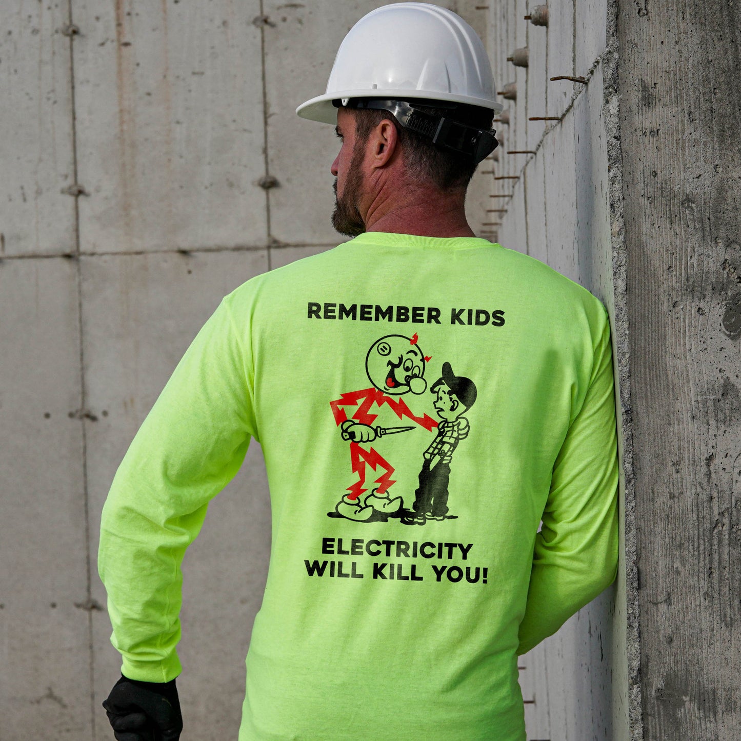 Remember Kids - Long Sleeve Hi-Vis T-Shirt