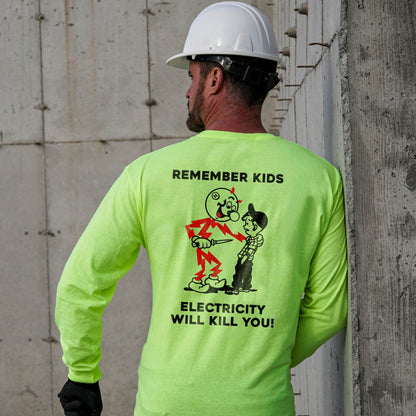 Remember Kids - Long Sleeve Hi-Vis T-Shirt