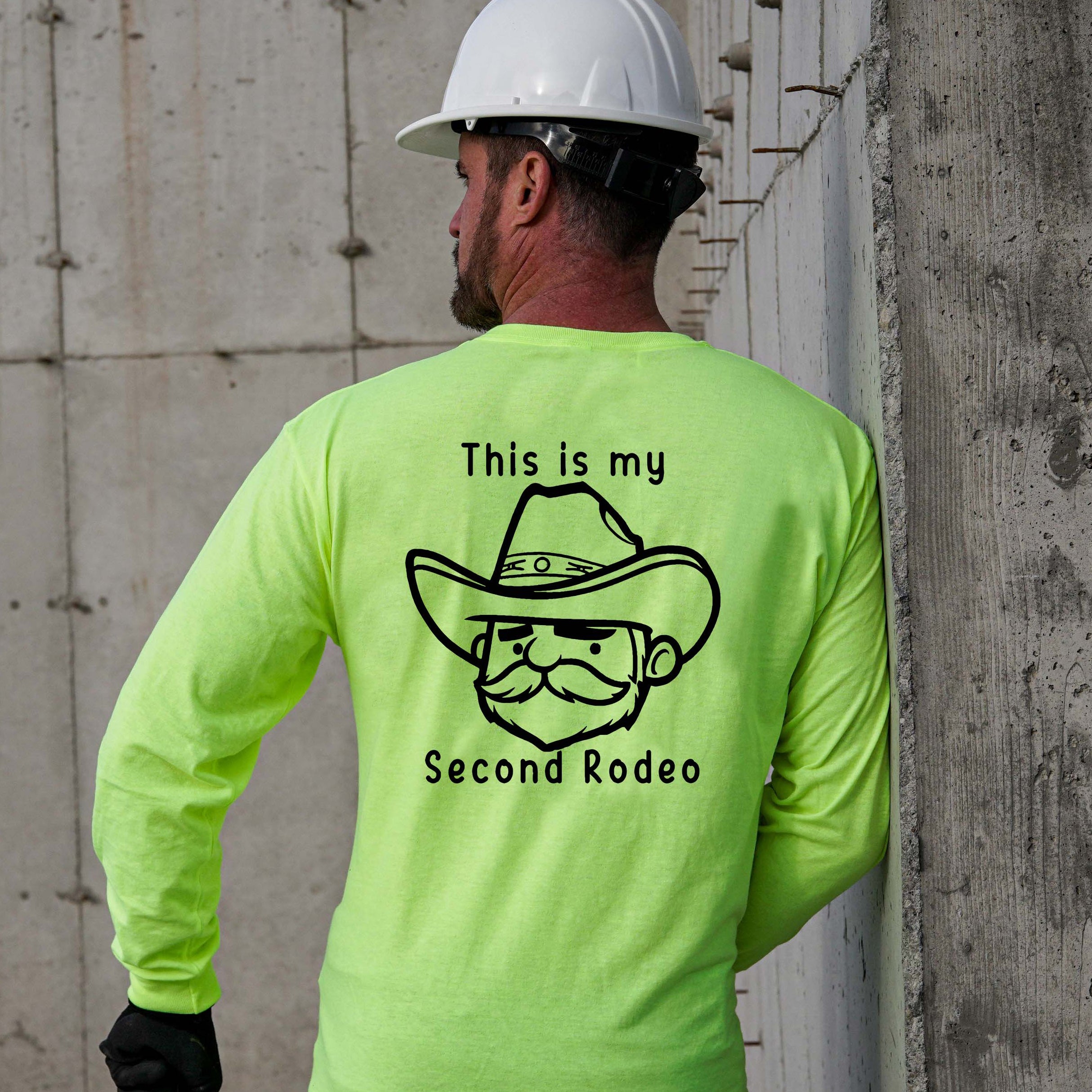 My Second Rodeo - Long Sleeve Safety Yellow Hi-Vis