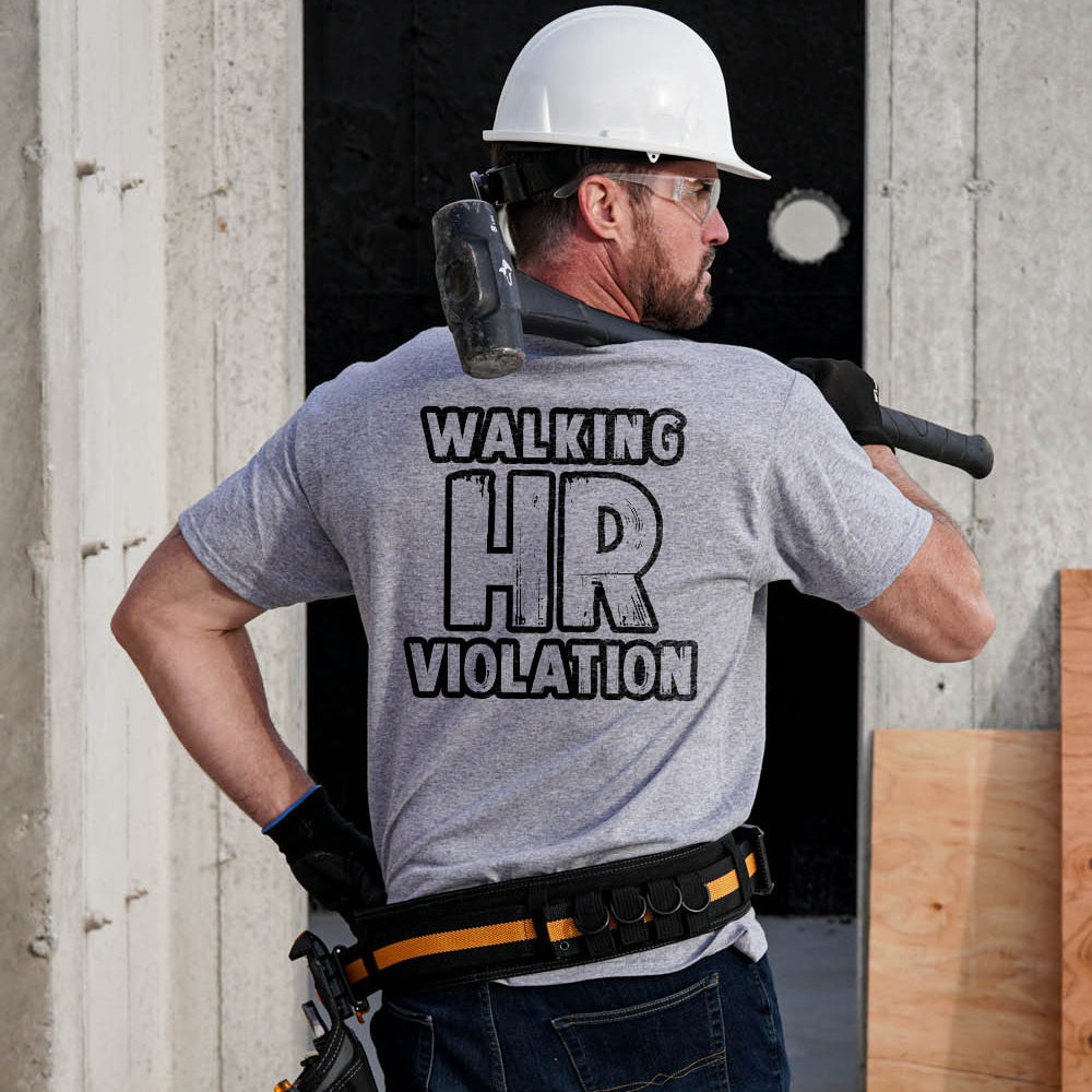 HR Violation - Heather Gray T-Shirt