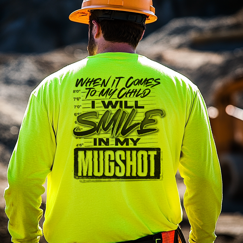 Mugshot - Long Sleeve Hi-Vis T-Shirt