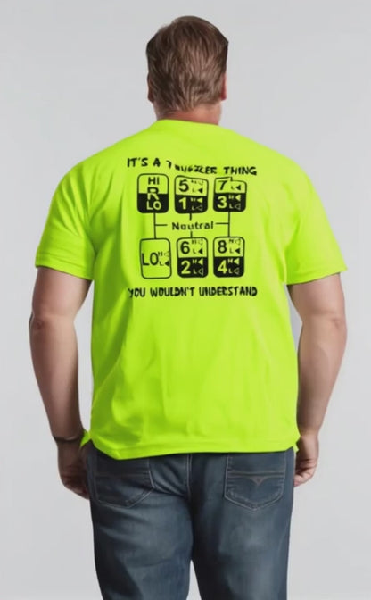Trucker Thing - Safety Yellow T-Shirt