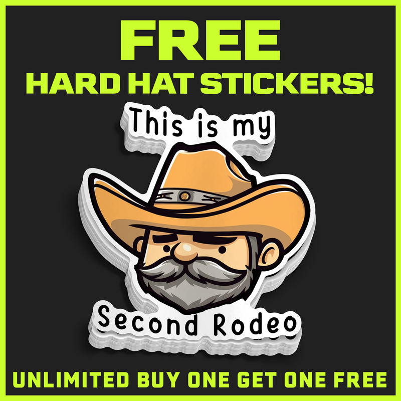 Second Rodeo - Hard Hat Decal