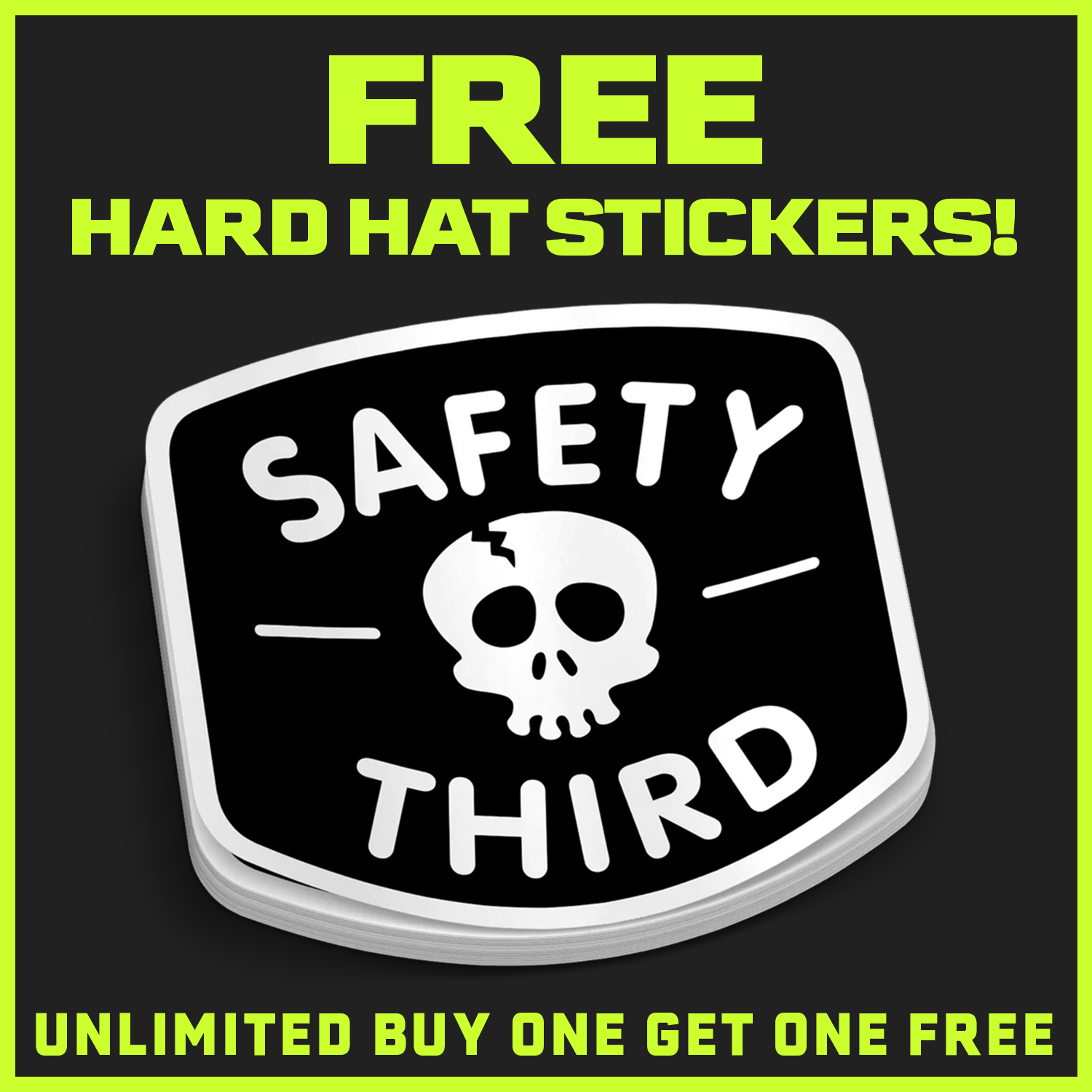 Hard hat safety stickers online