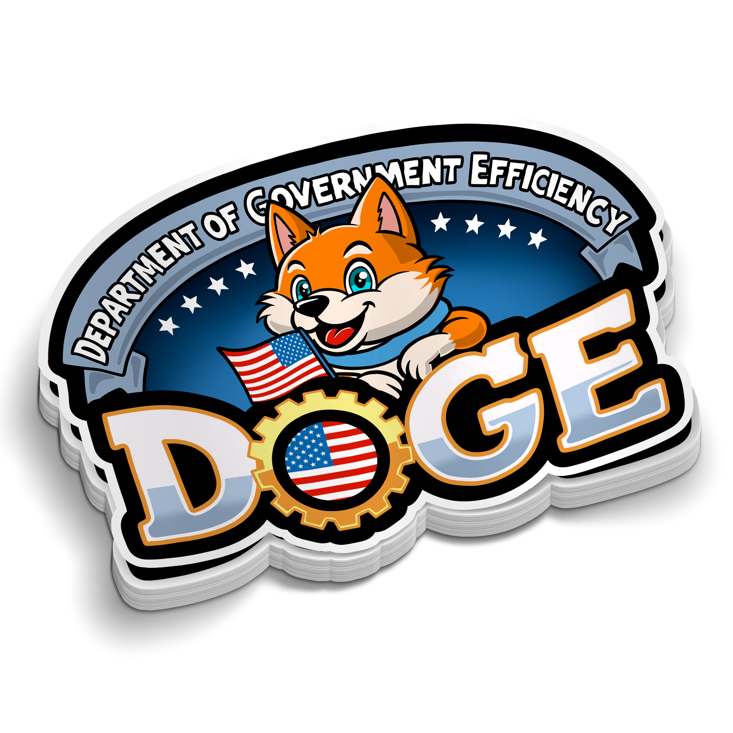 D.O.G.E. - Hard Hat Decal