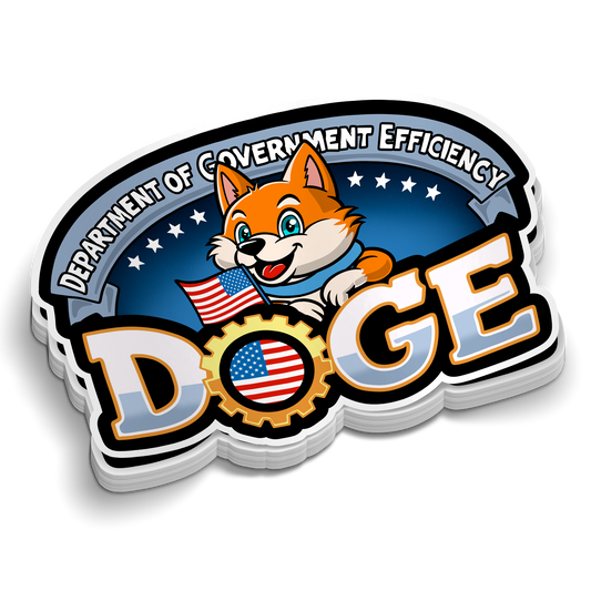 D.O.G.E. - Hard Hat Decal