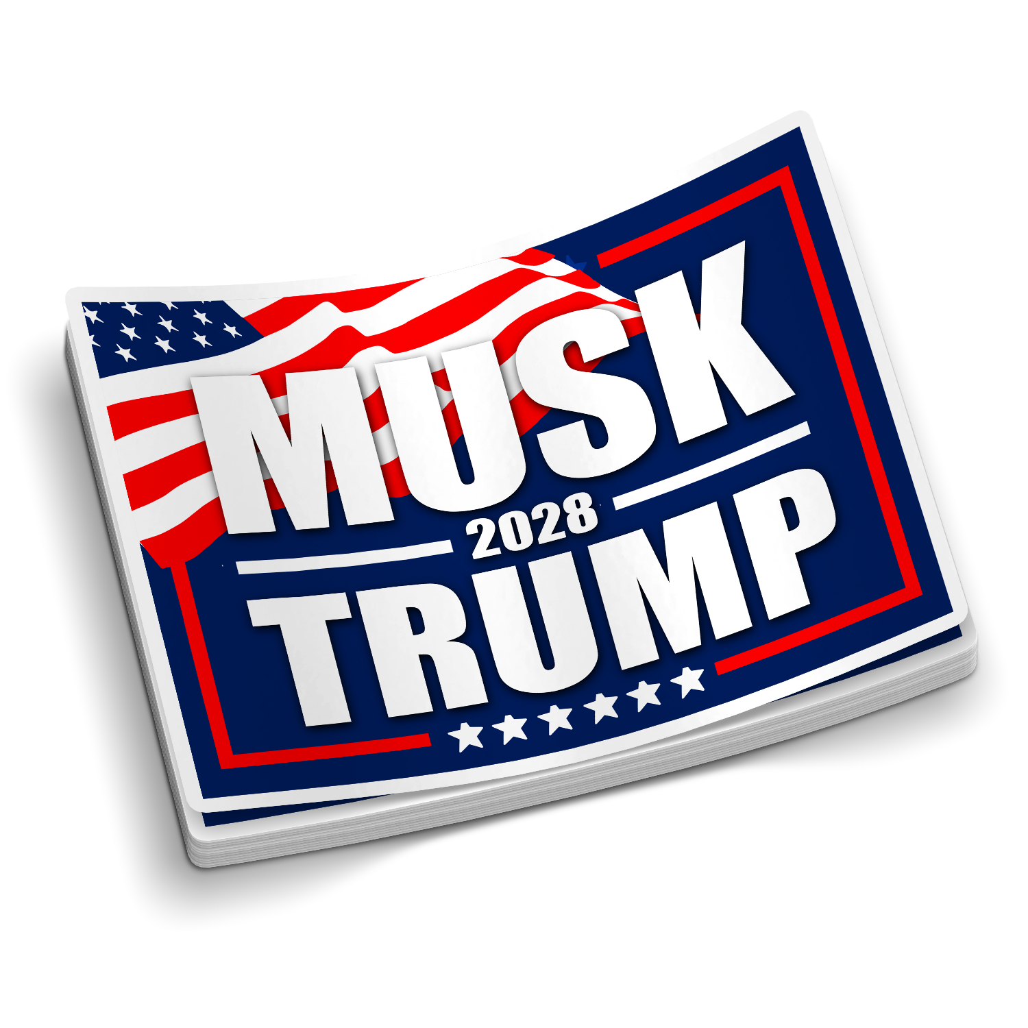 Musk 2028 - Hard Hat Decal