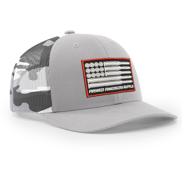 Grey Military American Flag Hat Distressed Baseball Cap OR Ponytail Hat  Military Flag Hat Stars and Stripes 'merica -  Canada