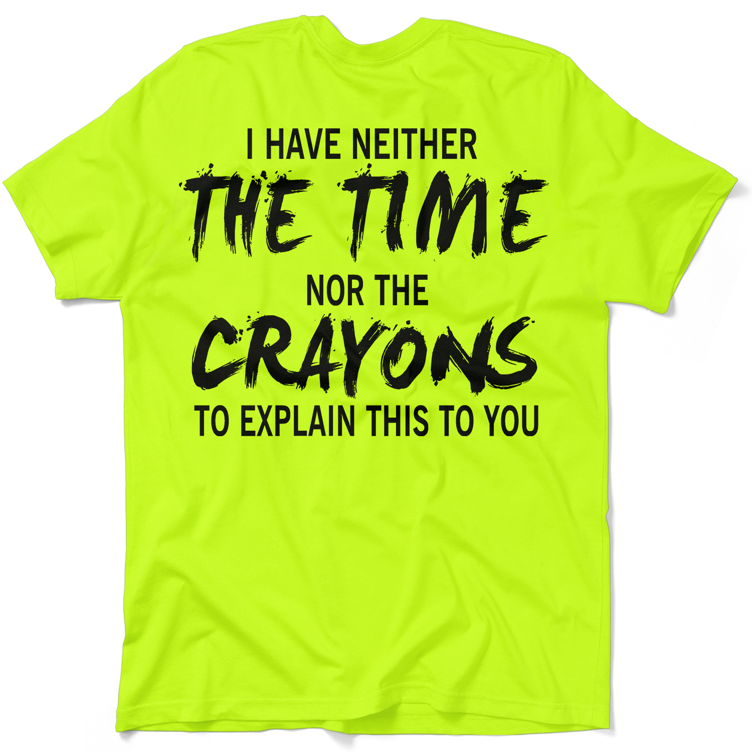 Crayons - Safety Yellow T-Shirt