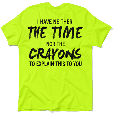 Crayons - Safety Yellow T-Shirt