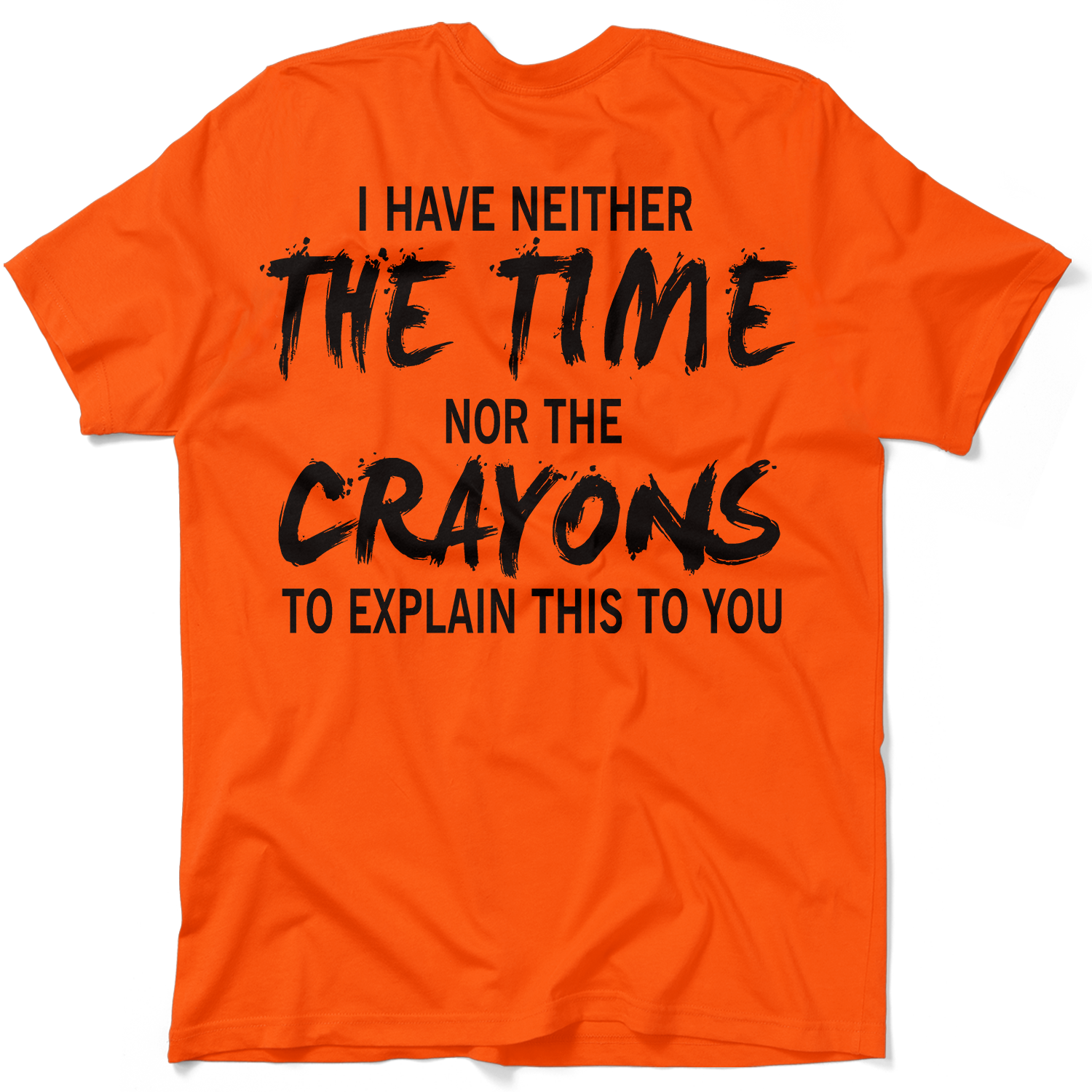 Crayons - Safety Orange T-Shirt