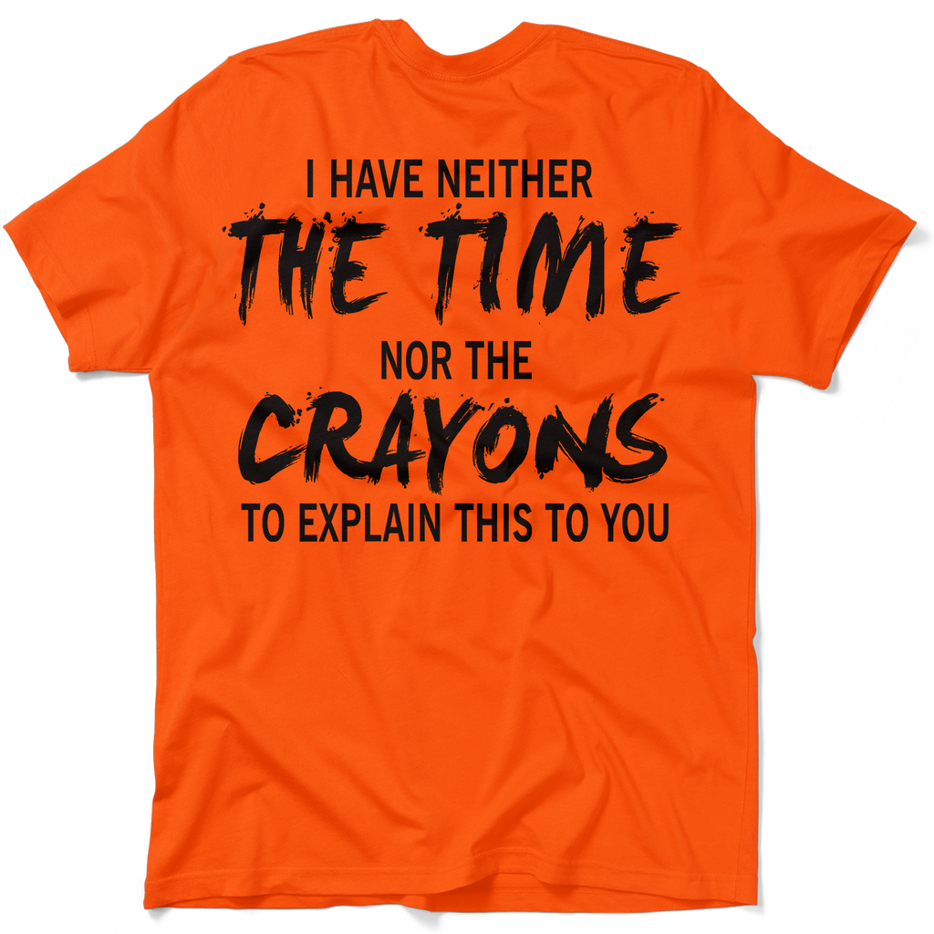 Crayons - Safety Orange T-Shirt