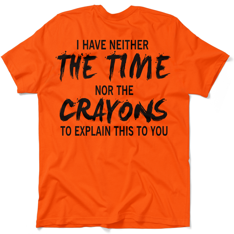 Crayons - Safety Orange T-Shirt