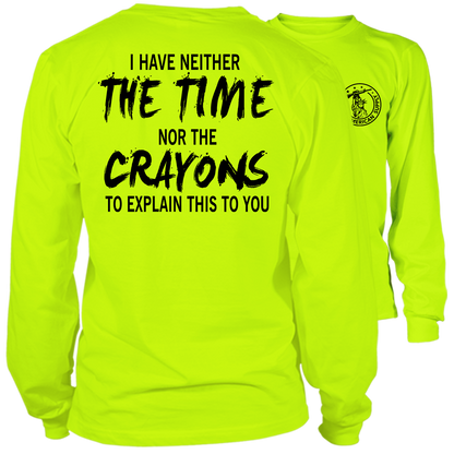 Crayons - Long Sleeve Hi-Vis Safety Shirt