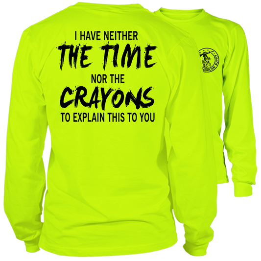 Crayons - Long Sleeve Hi-Vis Safety Shirt