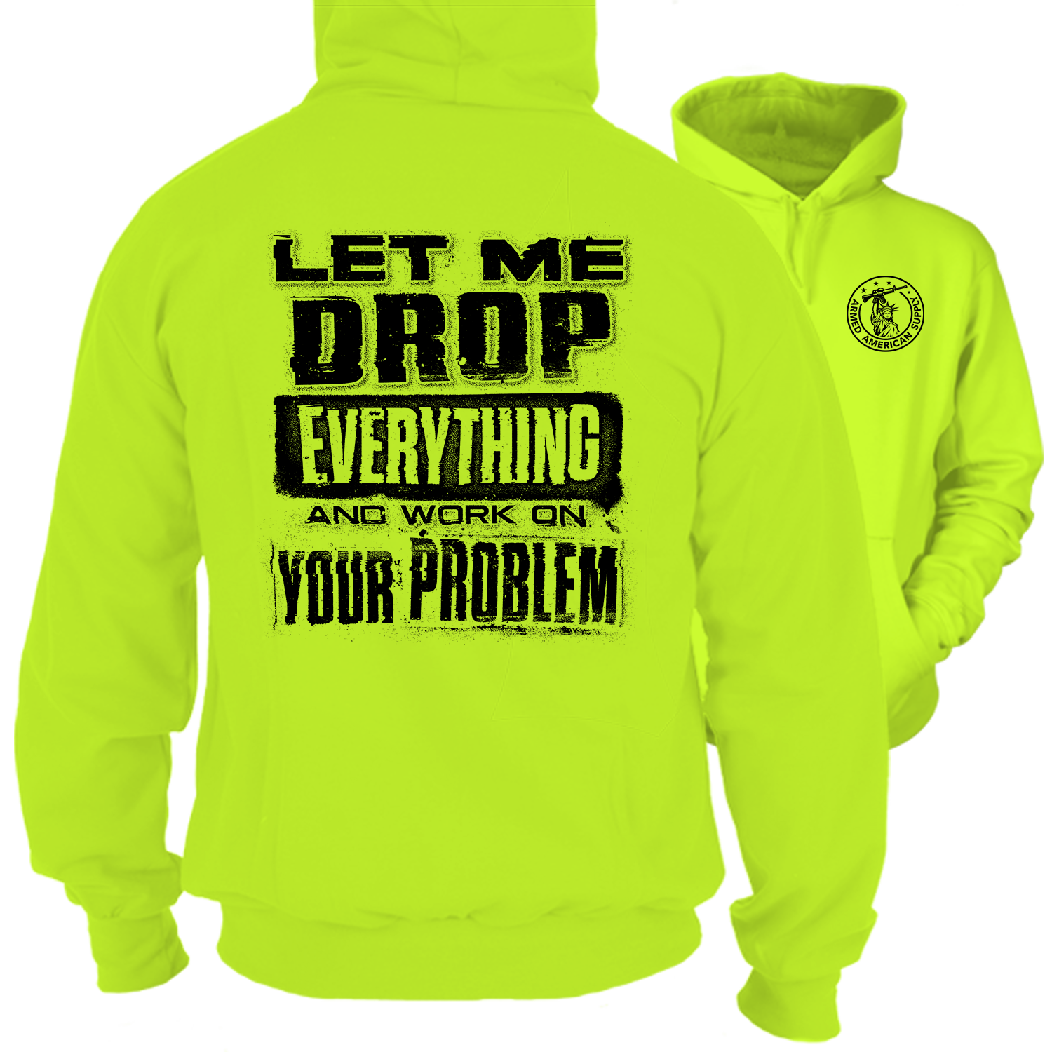 Drop Everything - Hi-Vis Hoodie