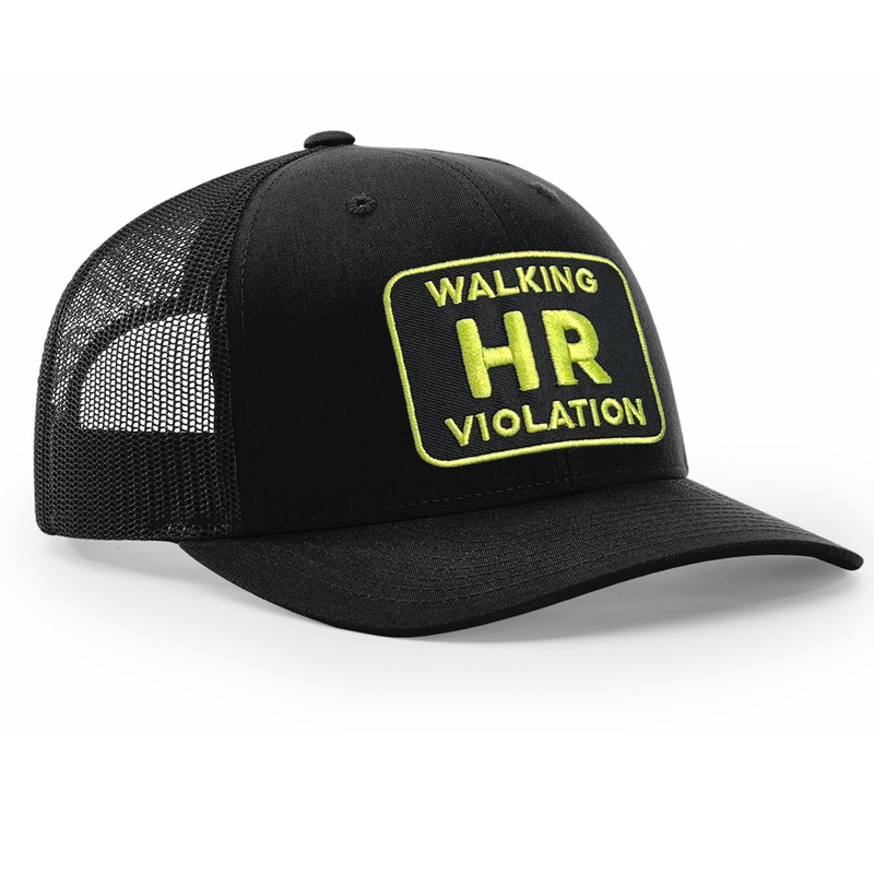 HR Violation Hat - Black/Black